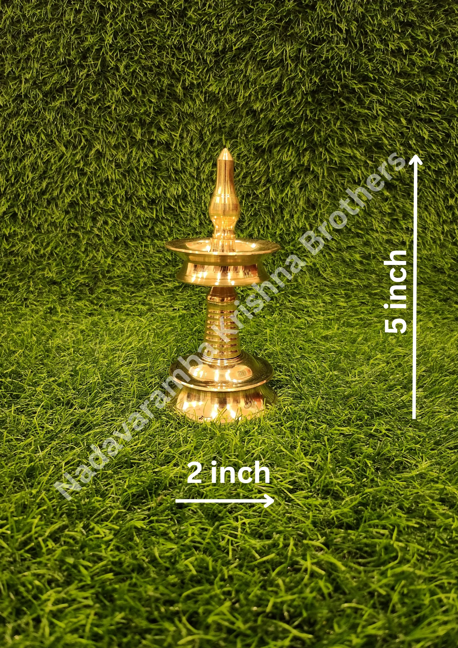Brass Kerala Traditional Small Lamp/Vilakku – Nadavaramba